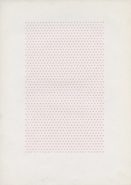Irma Blank  Eigenschriften, Pagina 86, 1970