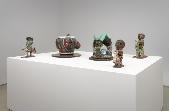 Installation view of Akinsanya Kambon​​​​​​​.