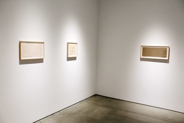 Robert Barry, Paintings and Works on Paper from the 1960s​, installation view