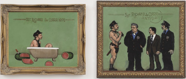 Martin Wong, Sgt. Richard de Clara, NYPD, 1988
