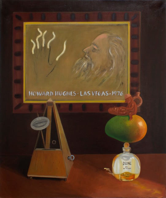 Raul Guerrero, Still Life with Portrait of Howard Hughes, 2012