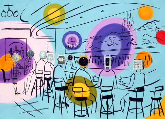 Raul Guerrero, Happy Hour at the Whaling Bar, 2004