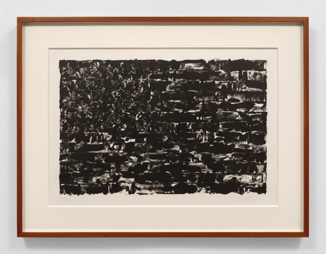 Jasper Johns (b. 1930)

Flag I, 1960

Lithograph on Arches paper

17 1/4 x 26 1/2 inches, image

22 x 30 inches, sheet

Edition of 23