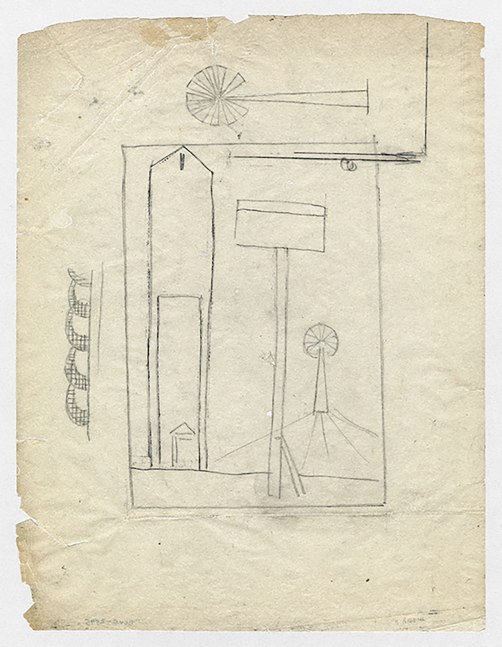 Untitled, 1947-1949&amp;nbsp;

Ink and pencil on tracing paper&amp;nbsp;

11 1/2 x 9&amp;nbsp;inches

&amp;copy; The Easton Foundation / VAGA at Artists Rights Society (ARS), NY.