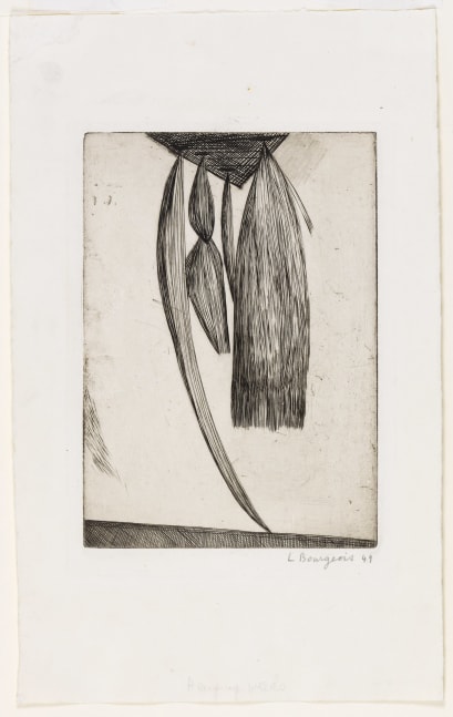 Hanging Weeds, 1949

Engraving on smooth wove paper

11 1/2 x 7 1/8 inches, sheet

&amp;copy; The Easton Foundation / VAGA at Artists Rights Society (ARS), NY.