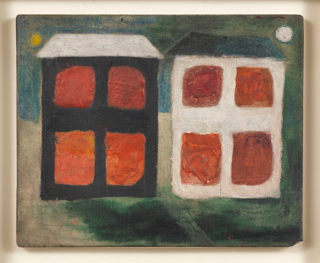 The Houses of the Poets in the Federal Housing Project, 1944

Oil on canvasboard

8 x 10 inches

&amp;copy; The Easton Foundation / VAGA at Artists Rights Society (ARS), NY.