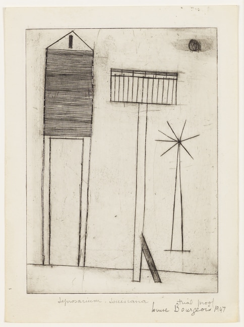 Plate 6&amp;nbsp;&amp;nbsp;

He Disappeared into Complete Silence, 1947&amp;nbsp;

Engraving on smooth wove paper&amp;nbsp;

8 1/4 x 6 inches, sheet

&amp;copy; The Easton Foundation / VAGA at Artists Rights Society (ARS), NY.