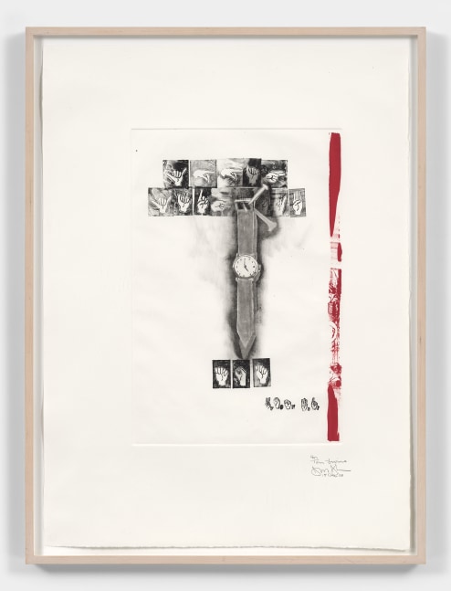 Jasper Johns (b. 1930)

Untitled, 2008

Monotype on Japanese paper

19 3/8 x 13 inches, plate

31 3/4 x 22 5/8 inches, sheet