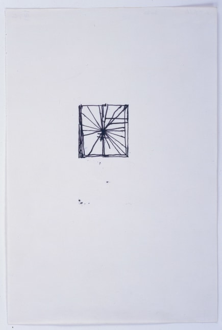 Brice Marden

Untitled, 1973 [from the set of twenty drawings]

Ink on paper

11 5/8 x 7 3/4 inches

Private Collection