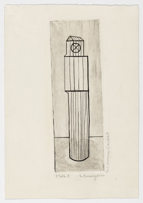 Plate 1&amp;nbsp;&amp;nbsp;

He Disappeared into Complete Silence,&amp;nbsp;1947&amp;nbsp;

Engraving and&amp;nbsp;drypoint&amp;nbsp;on smooth wove paper&amp;nbsp;

10 x 7 inches, sheet

&amp;copy; The Easton Foundation / VAGA at Artists Rights Society (ARS), NY.
