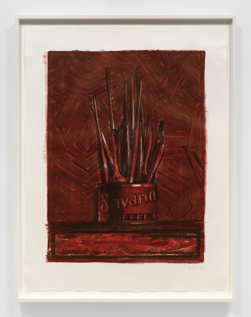 Jasper Johns&amp;nbsp;(b. 1930)

Savarin, 1982

Monotype in colors

50 x 38 inches

Variant 2 of 3