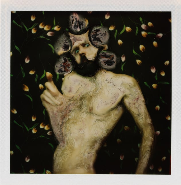 Lucas Samaras (b. 1936)
Photo-Transformation 8/13/76, 1976
Instant dye diffusion transfer print (Polaroid SX-70, manipulated)
3 1/8 x 3 inches, image
4 1/4 x 3 1/2 inches, sheet