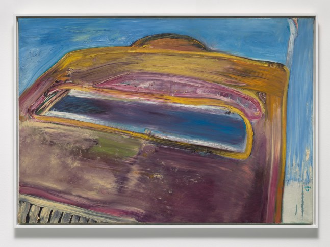 Peter Saul
Automobile, 1958
Oil on canvas
32 x 45 7/8 inches

33 1/4 x 47 1/8 inches, framed