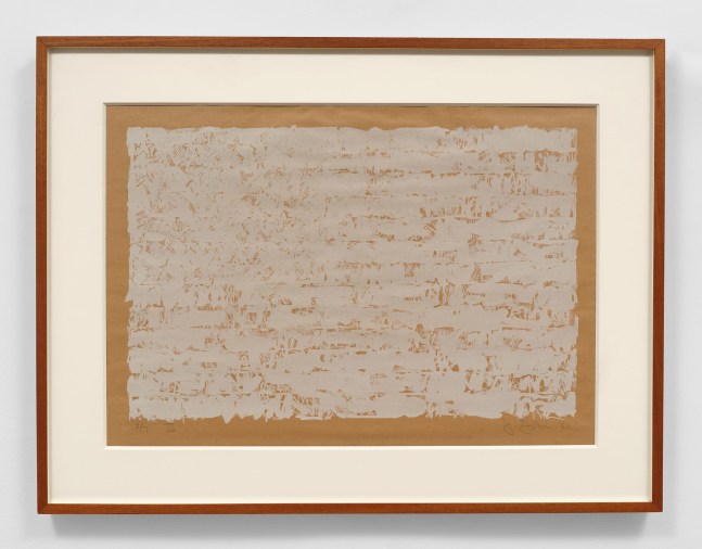 Jasper Johns (b. 1930)

Flag II, 1960

Lithograph on Kraft paper

17 1/2 x 26 1/2 inches, image

24 x 32 inches, sheet

Edition of 7