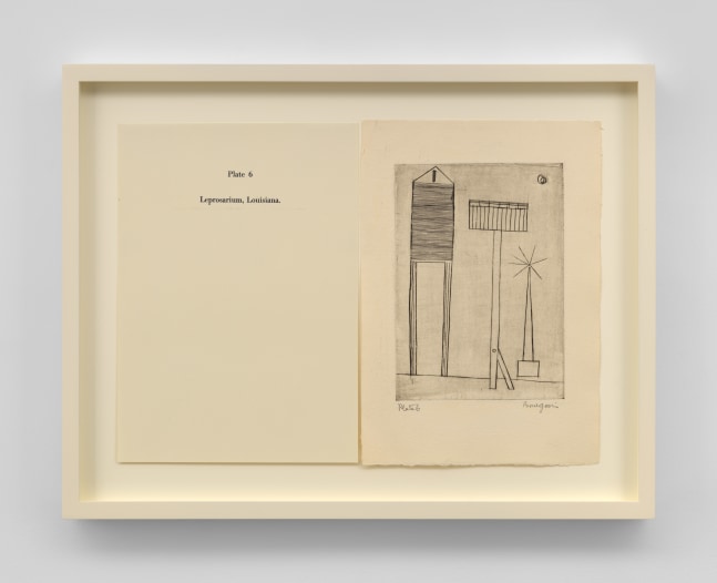 Louise Bourgeois,&amp;nbsp;Plate 6&amp;nbsp;from the illustrated book&amp;nbsp;He Disappeared into Complete Silence,&amp;nbsp;1947.&amp;nbsp;Engraving on smooth wove paper,&amp;nbsp;10 x 14 inches, spread. &amp;copy; The Easton Foundation / VAGA at Artists Rights Society (ARS), NY.
