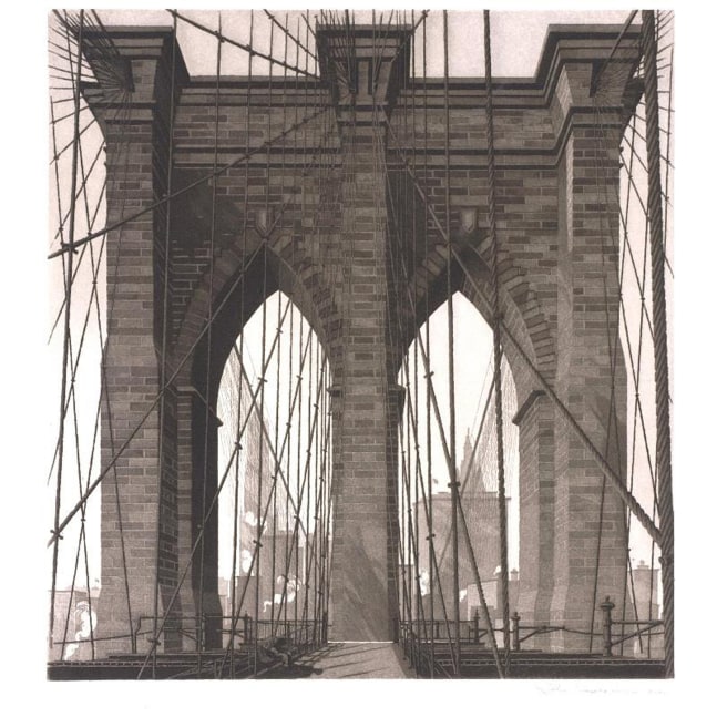 John Taylor Arms (1887-1953)
Gates of the City, 1922
Etching and aquatint
8 1/2 x 7 7/8 inches