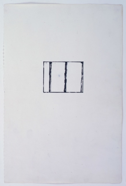 Brice Marden

Untitled, 1973 [from the set of twenty drawings]

Ink on paper

11 5/8 x 7 3/4 inches

Private Collection