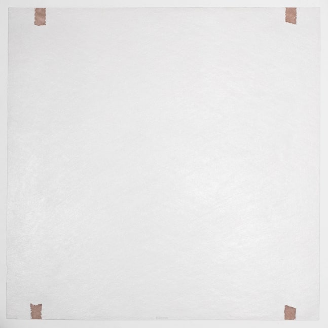 Robert Ryman

Untitled, Prototype,&amp;nbsp;1969

Acrylic on fiberglass

20 x 20 inches