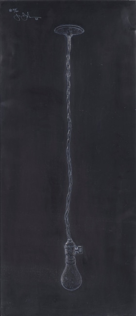 Jasper Johns (b. 1930)
Light Bulb, from Lead Reliefs, 1969
Lead relief
39 x 17 inches
Edition of 60, plus 10 APs
Signed, dated, and numbered upper left recto: J Johns &amp;#39;69