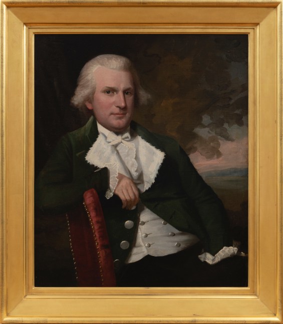 Ralph Earl (1751–1801). Portrait of a Gentleman, c. 1790. Oil on canvas, 32 x 27 in. (framed)