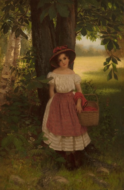 John George Brown (1831–1913) The Berry Picker, 1864. Oil on canvas, 14 13/16 x 10 in. Signed and dated lower right: J. G. Brown / 1864