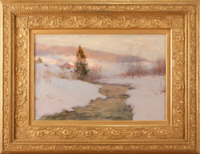 Walter Launt Palmer (1854–1932), An Upland Stream, 1904, oil on canvas, 16 x 24 in., signed lower right: W. L. Palmer (framed)