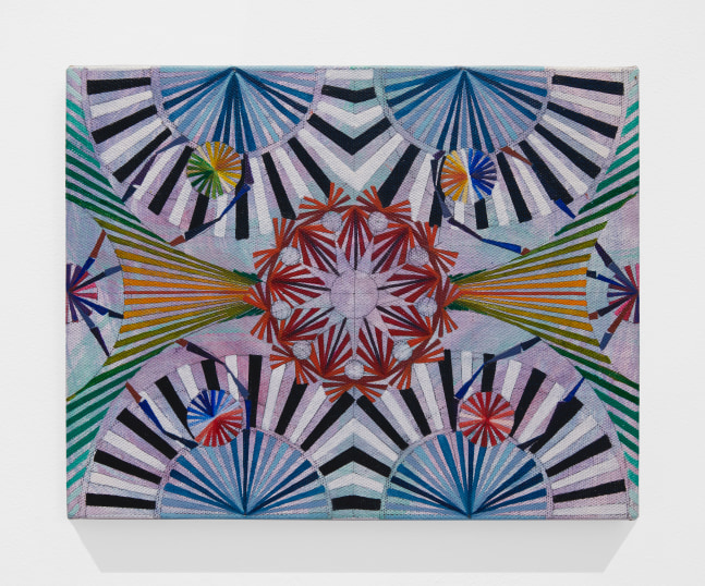 Mara Held  Parting the Clouds, 2022 egg tempera on linen over panel 11 x 14 inches