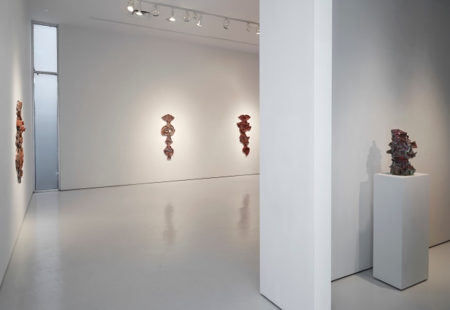 Installation view of Julia Kunin | Rainbow Dream Machine at McClain Gallery, November 2020