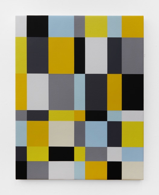 Aaron Parazette  Come Again Shining Glance, 2022 acrylic on canvas 22 1/2 x 17 1/2 inches