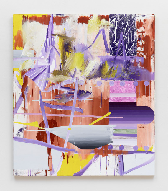 Shane Tolbert Pencil Me In, 2023 acrylic on canvas 82 x 72 inches