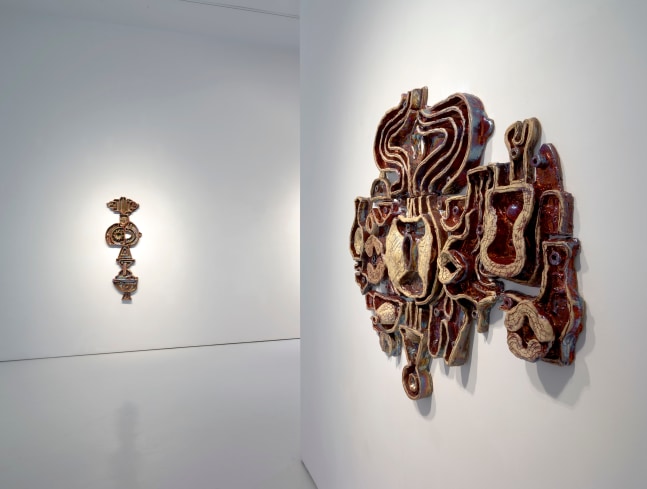 Installation view of Julia Kunin | Rainbow Dream Machine at McClain Gallery, November 2020