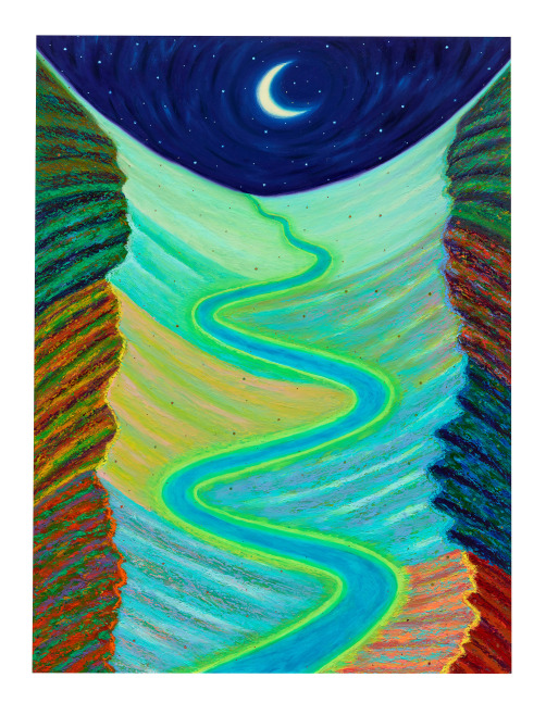 Ping Zheng  Land of the Night, 2021 oil stick on paper paper: 24 x 18 inches frame: 28 1/16 x 22 3/16  x 1 inches Ping Zheng  Land of the Night, 2021 oil stick on paper paper: 24 x 18 inches frame: 28 1/16 x 22 3/16  x 1 inches $3,375