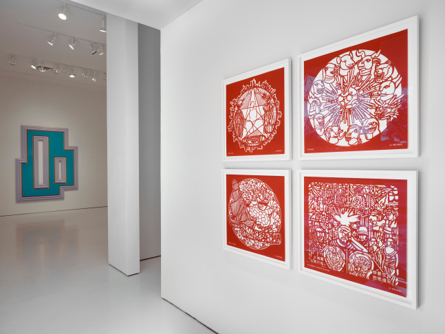 Installation view, Edge of the Divine, McClain Gallery, Houston, TX, March 2021