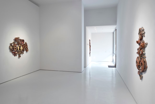 Installation view of Julia Kunin | Rainbow Dream Machine at McClain Gallery, November 2020