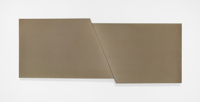 Jane Allensworth American  Grey Painting #11, 1973 acrylic on canvas 32 x 81 inches (JAL-1)
