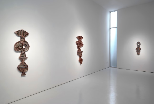 Installation view of Julia Kunin | Rainbow Dream Machine at McClain Gallery, November 2020