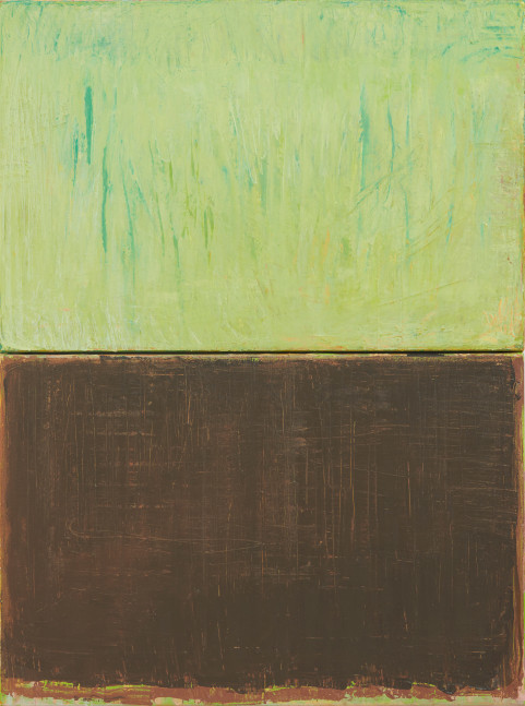 Christopher Le Brun  Cloud and Cloud, 2020 oil on two canvases canvas: 31 7/8 x 23 7/8 inches