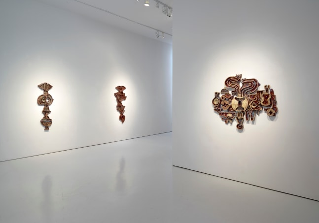 Installation view of Julia Kunin | Rainbow Dream Machine at McClain Gallery, November 2020