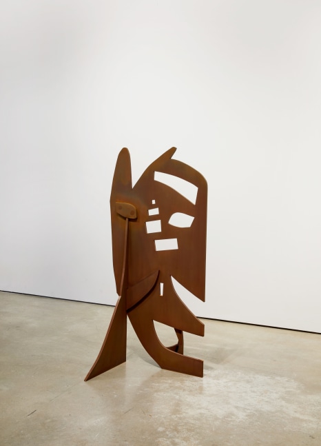 Bo Joseph  Snarchetypes: David, 2023  Cor-ten steel  48 x 24 x 24 inches