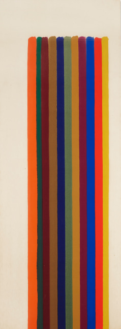 MORRIS LOUIS (1912-1962)
Number 2-67

1962
Magna on canvas
91 x 33 5/8 inches
231.1 x 85.4 cm