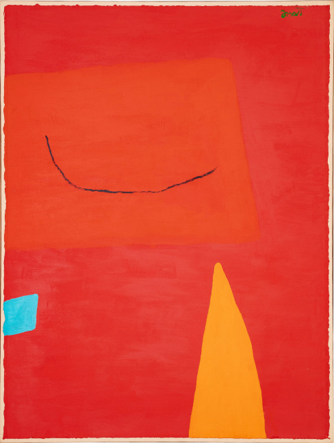 Red Tilt

c. 1977

Acrylic on paper, mounted on canvas

30 3/8 x 23 1/4&amp;nbsp; inches

77.2 x 59.1cm