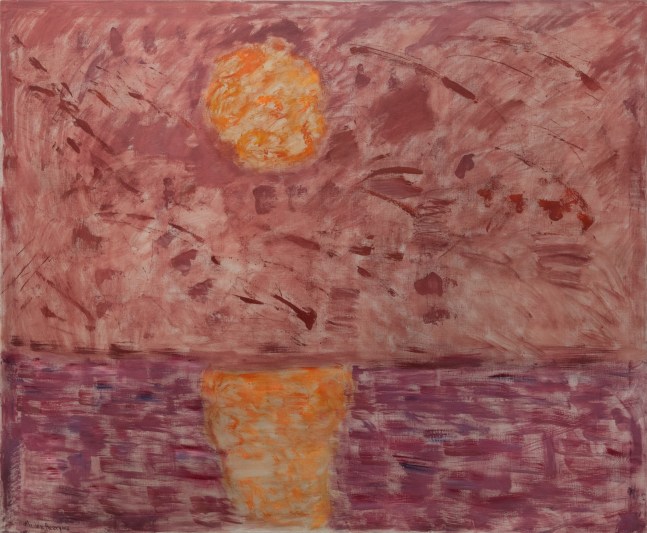 MILTON AVERY (1885-1965)
Hot Moon

1958
Oil on canvas
54 x 66 1/8 inches
137.2 x 168cm