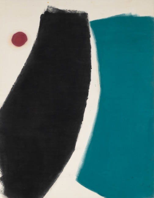 JULES OLITSKI (1922-2007)
Abraham and Isaac

1964
Magna on canvas
84 x 64 inches
213.4 x 162.6cm