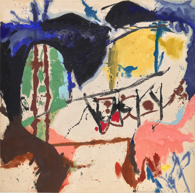 HELEN FRANKENTHALER (1928-2011)

Acres, 1959
Oil on canvas
92 7/8 x 94 1/4 inches
235.9 x 239.4cm