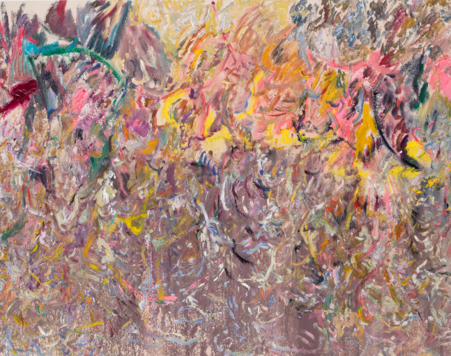 LARRY POONS (b. 1937)
Farewell Dollop

2016
Acrylic on canvas
68 1/4 x 86 3/4 inches
173.4 x 220.3cm