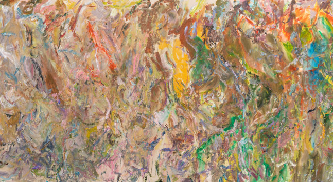 LARRY POONS (American b. 1937)

Ghost of Horns

2021

Acrylic on canvas

57 x 114 inches

144.8 x 289.6cm
