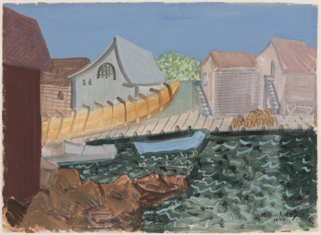 MILTON AVERY (1885-1965)

Fishing Harbor

1944

Gouache on paper

22 x 29 1/4 inches
55.9 x 74.3cm