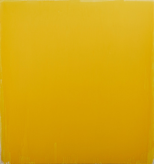 JOSEPH MARIONI (1943-2024)
Yellow Painting

2008
Acrylic + linen on stretcher
36 x 34 1/4 inches
91.5 x 87 cm