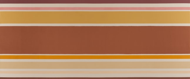 KENNETH NOLAND (1924-2010)

Umber

1968

Acrylic on canvas

57 1/16 x 137 3/16 inches

144.9 x 348.5cm