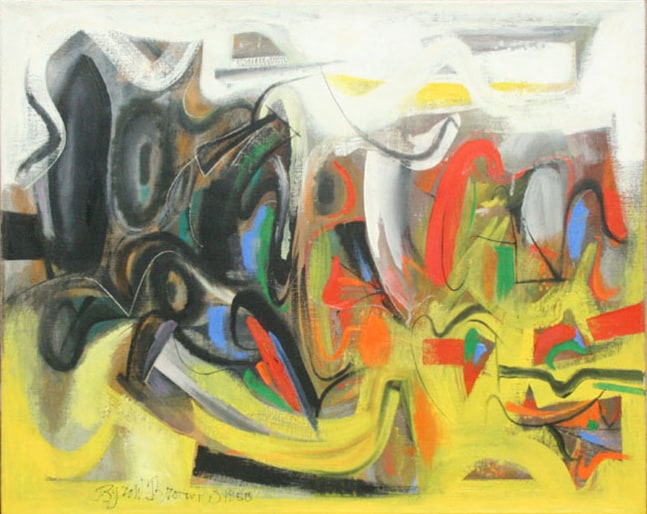 Landscape

1958

Oil on canvas

24 x 30 inches

61 x 76.2 cm